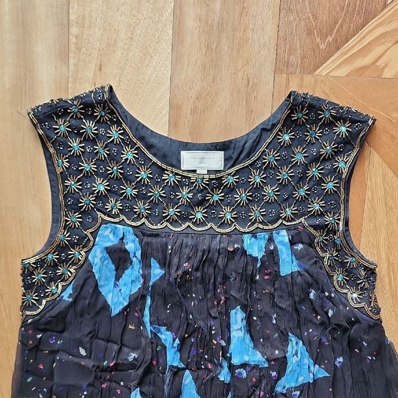 Moulinette Soeurs Black and Blue Dress - Women's Size 6 - Picture 3 of 6